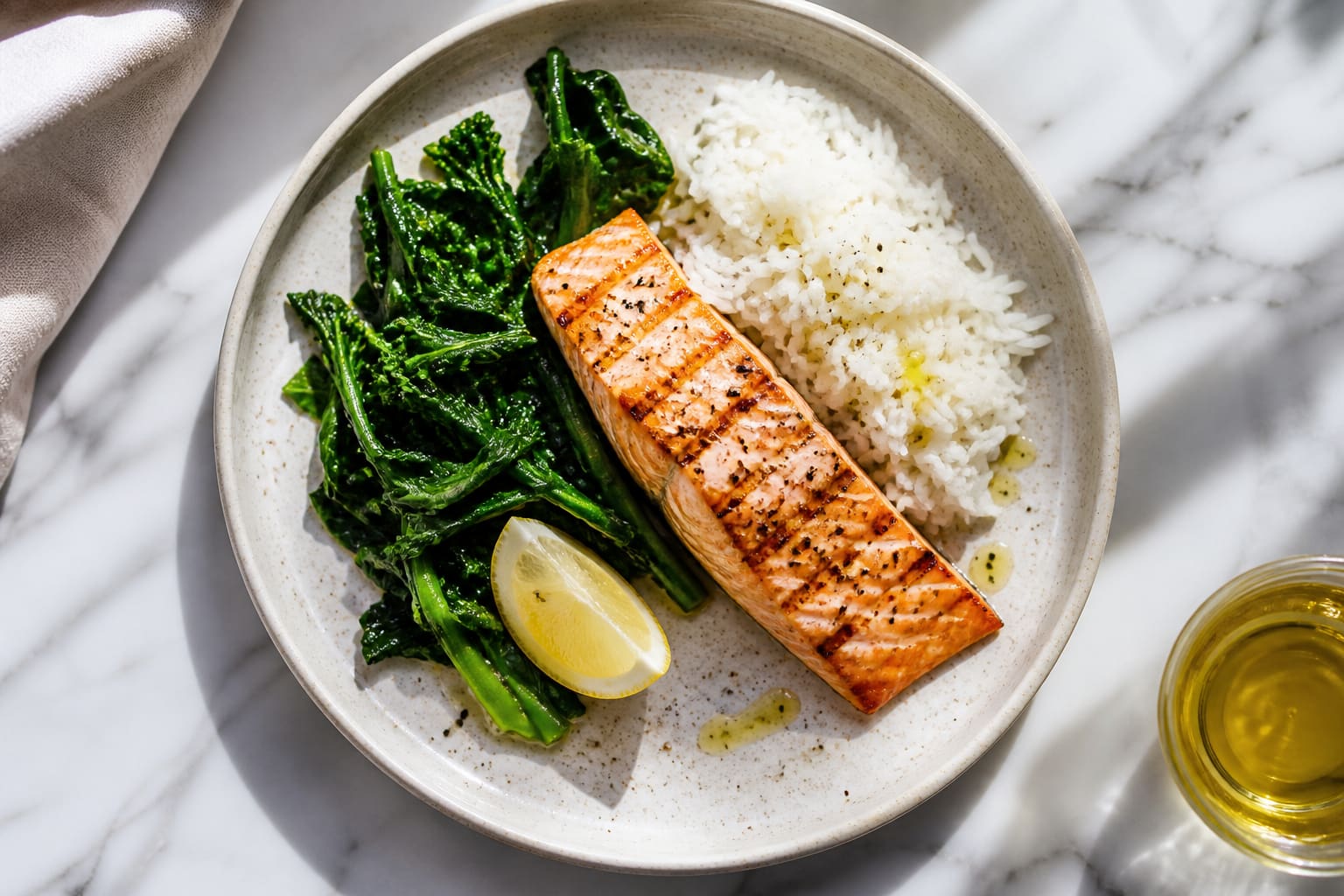Simple high-protein meal for training days