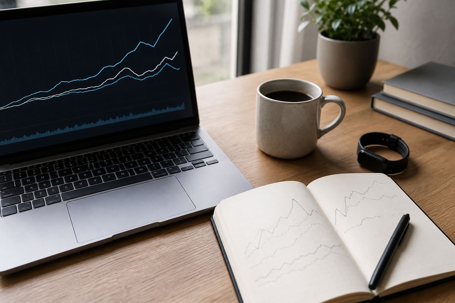 Athlete data notebook with AI analysis of wearable trends