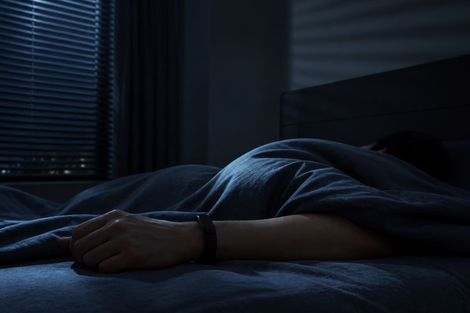 Editorial still of overnight recovery and strain metrics